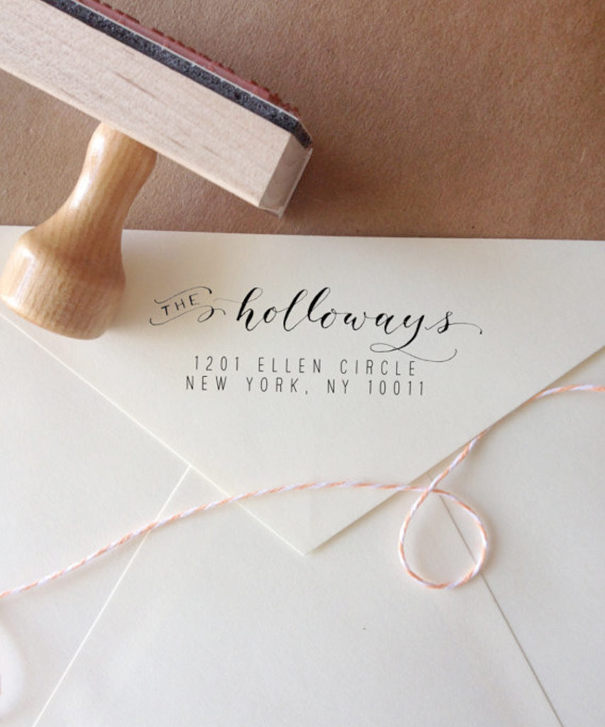 Wedding Hacks - Envelope With Address Stamp