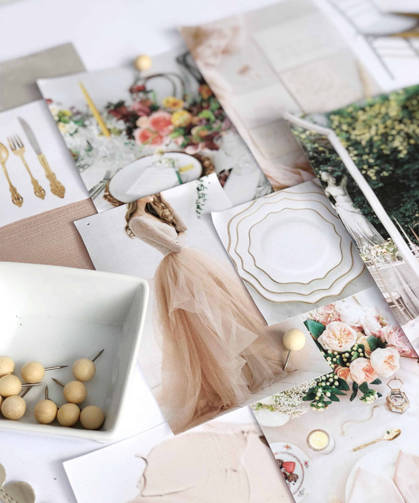Wedding Hacks - Peach Wedding Mood Board